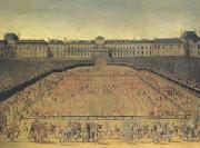 Louis XIV s Grande Carrousel (mk05) USA oil painting reproduction